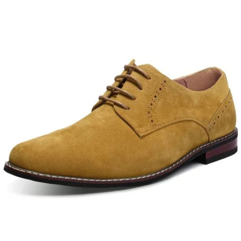 Men's Dress Shoes Formal Oxford Camel 2